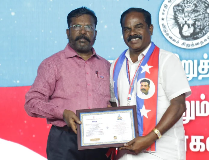 தருமபுரி மத்திய மாவட்ட விசிக தொண்டர்களுக்கு அழைப்பு விடுத்த மாவட்ட செயலாளர் த.கு பாண்டியன்