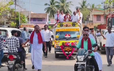 கும்பகோணத்தில் திமுக அமோக வெற்றி பெறும் கும்பகோணத்தின் செல்லப்பிள்ளை சாக்கோட்டை க.அன்பழகன் பிரச்சாரம்