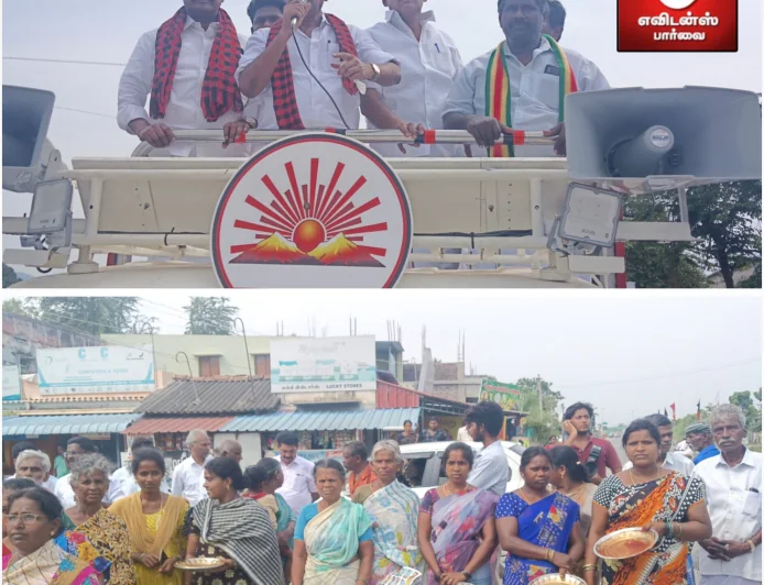 பெண்களுக்கு பாதுகாப்பான ஆட்சி திமுக..! பாப்பிரெட்டிப்பட்டியில் உதயசூரியன் சின்னத்தில் வாக்களிக்க தீவர பிரச்சாரம் செய்து வருகிறார் பி.பழனியப்பன்