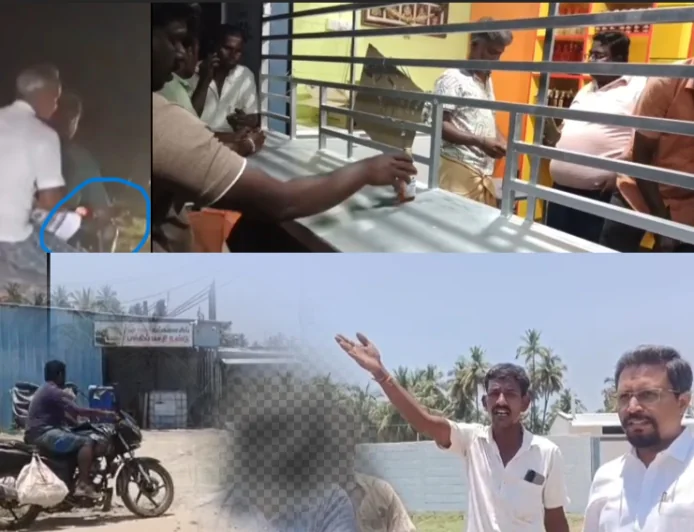 புதுப்பட்டி அருகே குடித்து விட்டு ஹெல்மெட் இல்லாமல் சுத்தும் குடிகார வாகன ஓட்டிகள் சைலண்டாக இருக்கும் அ பள்ளிப்பட்டி காவல்துறை.. என்னவா இருக்கும்..?   புதுப்பட்டி மக்களை கேவலப்படுத்தும் தனியார் பார் உரிமையாளர்