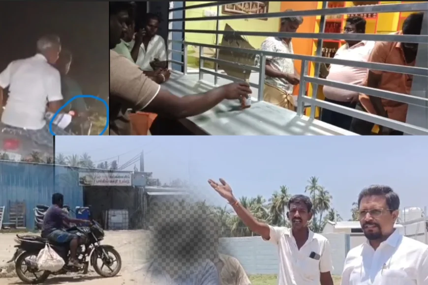 புதுப்பட்டி அருகே குடித்து விட்டு ஹெல்மெட் இல்லாமல் சுத்தும் குடிகார வாகன ஓட்டிகள் சைலண்டாக இருக்கும் அ பள்ளிப்பட்டி காவல்துறை.. என்னவா இருக்கும்..?   புதுப்பட்டி மக்களை கேவலப்படுத்தும் தனியார் பார் உரிமையாளர்