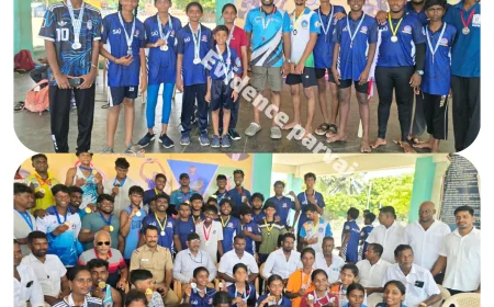 திருமுல்லைவாசலில் மாநில டிராகன் படகுப் போட்டி: உள்ளூர் அணிக்கு தங்கம்