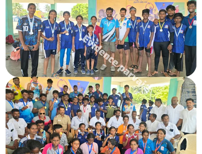 திருமுல்லைவாசலில் மாநில டிராகன் படகுப் போட்டி: உள்ளூர் அணிக்கு தங்கம்