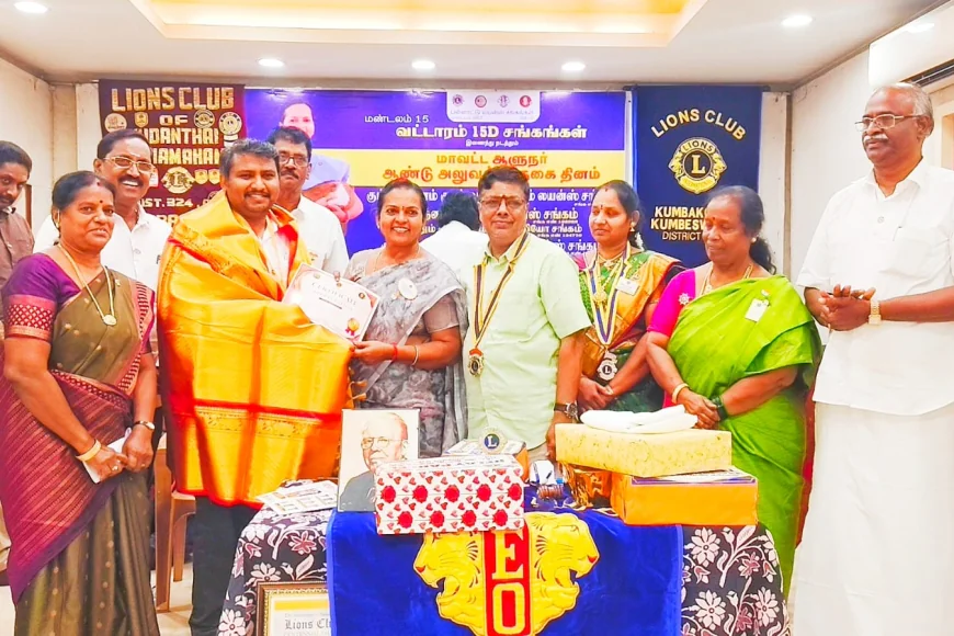 கும்பகோணத்தில் ஏழை எளிய மக்களின் பசியைப் போக்க 14 மாதங்களாக தொடரும் அன்னதானப் பணி  தினமும் காலை 11 மணிக்கு உணவு வழங்கும் குடந்தை மகாமகம் லயன்ஸ் சங்கம்